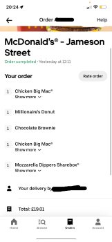 Consumer Review - Food Safety McDonald's, Jameson Street, Hull, UK me and my partner had the chicken big mac from here and are now... photo #2
