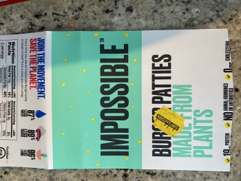 Verbraucherbewertung – Lebensmittelsicherheit Jewel-Osco Deli, Maple Avenue, Lisle, IL, USA Purchased two Impossible Burger patties  at here and u... Foto #2