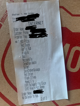 Consumer Review - Food Safety MOD Pizza, Pacific Crest Place, Silverdale, WA, USA Ordered it with a few meats and a bunch of veggi... photo #2