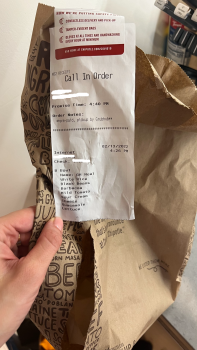 Consumer Review - Food Safety Chipotle Mexican Grill, 885 10th Avenue, New York, NY, USA Got a Meal with  White Rice, Black Beans,... photo #3
