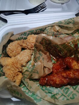 Consumer Review - Food Safety Wingstop, Ramsay Way, Kent, WA, USA Picked up an order of boneless wings and my girlfriend got bone... photo #2