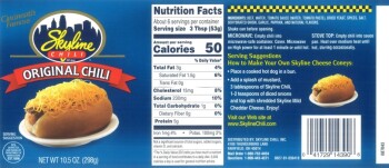 Food Recall Skyline CHILI ORIGINAL CHILI - recalled due to misbranding & undeclared allergens The FSIS announced... photo #2