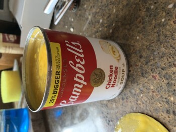 Verbraucherbewertung – Lebensmittelsicherheit Wegmans, Eastern Boulevard, Canandaigua, NY, USA Today,  Campbell’s soup Myself and 2 kids within an... Foto #2