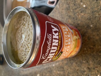 Verbraucherbewertung – Lebensmittelsicherheit Wegmans, Eastern Boulevard, Canandaigua, NY, USA Today,  Campbell’s soup Myself and 2 kids within an... Foto #4