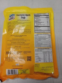 Food Recall Vadilal frozen custard apple pulp - recalled due to Salmonella Vadilal Industries (USA) Inc. is volu... photo #2
