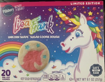 Consumer Review - Food Safety Target, Elm Street, Enfield, CT, USA Pillsbury ready bake cookies Lisa Frank unicorn, On 3/1/22, aro... photo #2