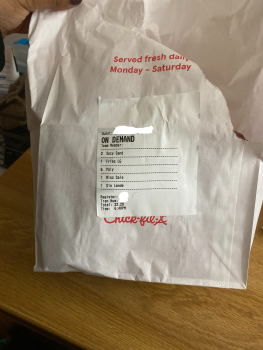 Consumer Review - Food Safety Chick-fil-A, Great Northern Boulevard, North Olmsted, OH, USA I just ate my food and now I can’t sto... photo #2