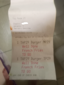 Consumer Review - Food Safety Spotlight 29 Casino, Harrison Place, Coachella, CA, USA I purchase some food at The Tap Room I took... photo #6