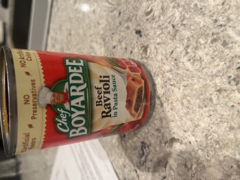 مراجعة المستهلك - سلامة الغذاء Chef Boyardee, Wasilla, AK, USA I just made a can of chef Boyardee Ravioli’s for dinner and 30min la... صورة فوتوغرافية #3