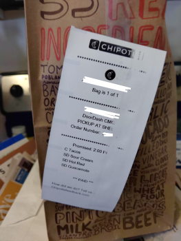 Consumer Review - Food Safety Chipotle Mexican Grill, North Hamilton Road, Gahanna, OH, USA I got chipotle around 3pm. It didn't t... photo #2