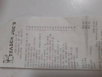 Avis du consommateur - Sécurité alimentaire Trader Joe's, Holly Avenue Northeast, Albuquerque, NM, USA Last night. What I ate from There was oni... photo #5