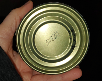 Consumer Food Safety Report Walmart Supercenter, Pike Street, Parkersburg, WV, USA found glass or plastic shards in canned salmo... photo #2