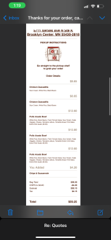 Consumer Review - Food Safety Chipotle Mexican Grill, North Xerxes Avenue, Brooklyn Center, MN, USA My kids and I ate food from he... photo #2