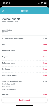 Consumer Review - Food Safety Chick-fil-A, North Freeway, Houston, TX, USA my whole family has had nausea, vomiting and diarrhea s... photo #2