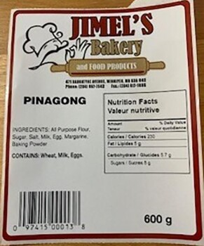 Food Recall Jimel’s Bakery Baked goods - recalled due to possible Salmonella contamination Jimel's Bakery and Fo... photo #11