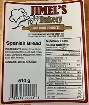 Food Recall Jimel’s Bakery Baked goods - recalled due to possible Salmonella contamination Jimel's Bakery and Fo... photo #15