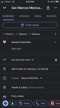 Consumer Review - Food Safety San Marcos Mexican Food, North Main Street, Manteca, CA, USA I got sick after eating raw oysters fro... photo #1