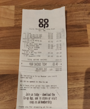 Consumer Review - Food Safety Co-op Food - Maidstone - Loose Road, Loose Road, Maidstone, UK He bought 3pizza We bought 3 pizza on... photo #5