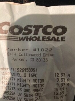 Consumer Review - Food Safety Costco Wholesale, 18414 Cottonwood Dr, Parker, CO 80134, USA Kirkland organic dried mangoes photo #1