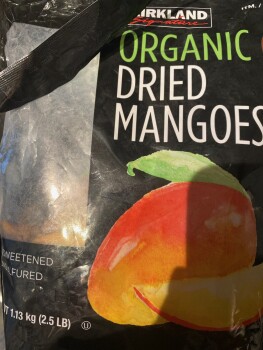 Consumer Review - Food Safety Costco Wholesale, 18414 Cottonwood Dr, Parker, CO 80134, USA Kirkland organic dried mangoes photo #2