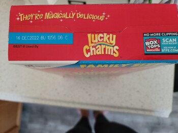 Consumer Review - Food Safety Walmart Supercenter, Nathan Dean Bypass, Rockmart, GA, USA Lucky charms cereal. Last night after con... photo #1