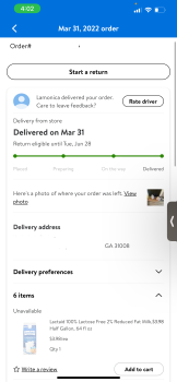 Reseña del consumidor - Seguridad alimentaria Lucky charms cereal, Walmart Supercenter, Watson Boulevard, Warner Robins, GA, USA had it delivered.... foto #2