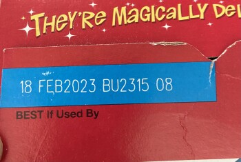 Consumer Review - Food Safety ACME Markets, East Baltimore Avenue, Media, PA, USA We think it was Lucky charms "Leprechaun Trap Bo... photo #1