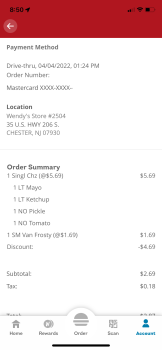 Consumer Review - Food Safety Wendy's, U.S. 206, Chester, NJ, USA Threw up each morning after eating here. photo #2