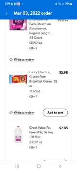 Consumer Review - Food Safety Walmart Supercenter, Walmart Drive, Moundsville, WV, USA I remembered how much I loved Lucky Charms... photo #1
