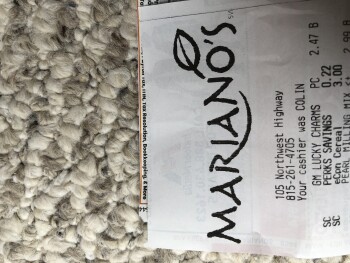 Consumer Review - Food Safety Mariano's, 105 Northwest Highway, Crystal Lake, IL, USA Lucky Charms cereal Explosive diarrhea and g... photo #4