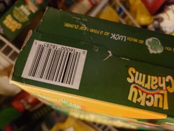 Consumer Review - Food Safety Lucky Charms, Viera West, FL, USA We have eaten Lucky Charms for decades in our house but began noti... photo #2