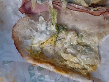 Verbraucherbewertung – Lebensmittelsicherheit Subway, Main Street, Elgin, SC, USA Eat a sub from here black forest ham foot long. Next day stomach... Foto #2