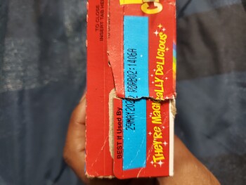 Consumer Review - Food Safety Lucky Churms, Hueytown, AL, USA On February 7th, I purchased a box of Lucky Charm Treats for my daug... photo #3