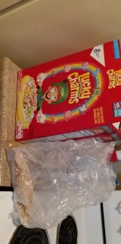 Consumer Review - Food Safety Walmart Supercenter, West Military Drive, San Antonio, TX, USA Lucky charms cereal and we been eatin... photo #3