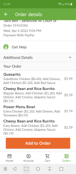 Consumer Review - Food Safety Taco Bell, 2525 W Court St, Janesville, WI 53548, USA Everything I ordered had only chicken, no beef... photo #1
