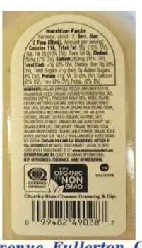 Food Recall Whole Foods Market 365 Organic Creamy Caesar Dressing - recalled due to allergens Van Law Food Produ... photo #2