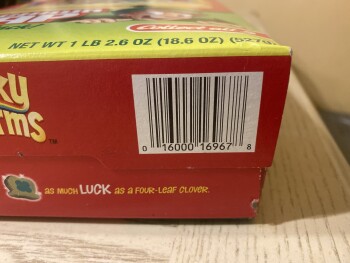 Consumer Review - Food Safety Lucky Charms, Target, N Central Expy, McKinney, TX, USA I purchased a box of Lucky Charms on 4/5/22.... photo #2