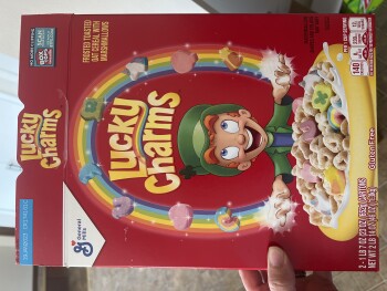 Verbraucherbewertung – Lebensmittelsicherheit Lucky charms, Sam's Club, Crossing Meadows Drive, Onalaska, WI, USA My child ate 2 bowls of lucky ch... Foto #2