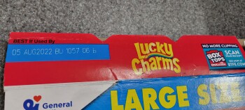 Consumer Review - Food Safety Lucky Charms, Mariano's, Brook Forest Avenue, Shorewood, IL, USA On 4/1/2022 My 11 year old son beca... photo #2