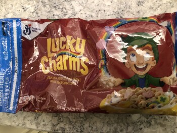 Consumer Review - Food Safety Lucky charms, Bloomington, IL, USA I ate a bowl of luck charms.  Approximately 6 hours later I start... photo #2