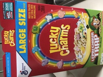 Consumer Review - Food Safety Key Food Supermarkets, 30th Avenue, Queens, NY, USA Lucky Charms, possibly  Symptoms include green s... photo #2