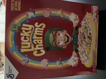 Consumer Review - Food Safety Lucky Charms cereal, Costco, Fort Worth, TX, USA Only thing I’ve had to eat today was a bowl of Luck... photo #1