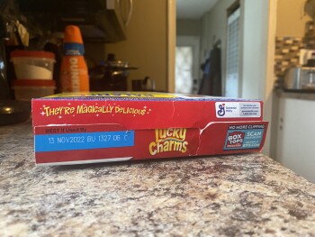 Consumer Review - Food Safety Lucky Charms Cerial, Dollar General, English Creek Avenue, Egg Harbor Township, NJ, USA Lucky Charms photo #2