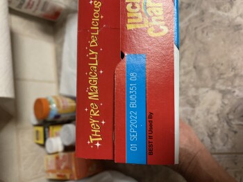 Consumer Review - Food Safety Lucky Charms, Walmart Supercenter, Kings Fort Parkway, Kaufman, TX, USA I had a bowl of Lucky Charms... photo #1