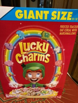 Consumer Review - Food Safety Lucky Charms, Woodman's Food Market, East Main Street, Waukesha, WI, USA Projectile vomiting, sadly... photo #1