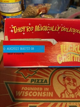 Consumer Review - Food Safety Lucky Charms, Woodman's Food Market, East Main Street, Waukesha, WI, USA Projectile vomiting, sadly... photo #2