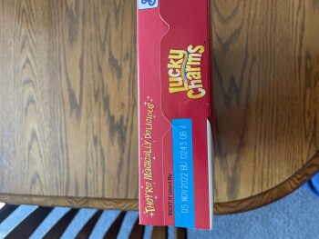 Consumer Review - Food Safety Meijer, MI, USA Last Friday - April 8th,  I bought the box of lucky charms.I was feeling fine until... photo #3
