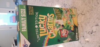 Consumer Review - Food Safety Lucky Charms, Goshen, IN, USA I purchased a box of the st patricks day lucky charms. My daughter ope... photo #2