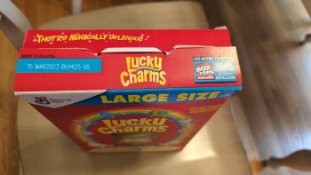 Consumer Review - Food Safety Hannaford Supermarket, Fort Eddy Road, Concord, NH, USA We think it could have been lucky charms Wen... photo #2