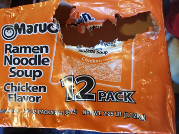 Consumer Review - Food Safety Walmart Tomball Pkwy, Tomball Parkway, Houston, TX, USA March 2022,  Ramen chicken flavor 4 family r... photo #3